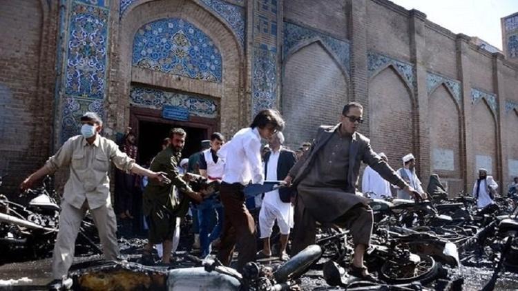 حمله انتحاری به مسجدی در افغانستان حمله انتحاری به مسجدی در افغانستان