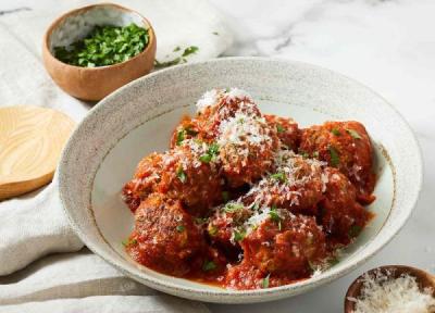 طرز تهیه کوفته عدس بدون گوشت با سس مارینارا